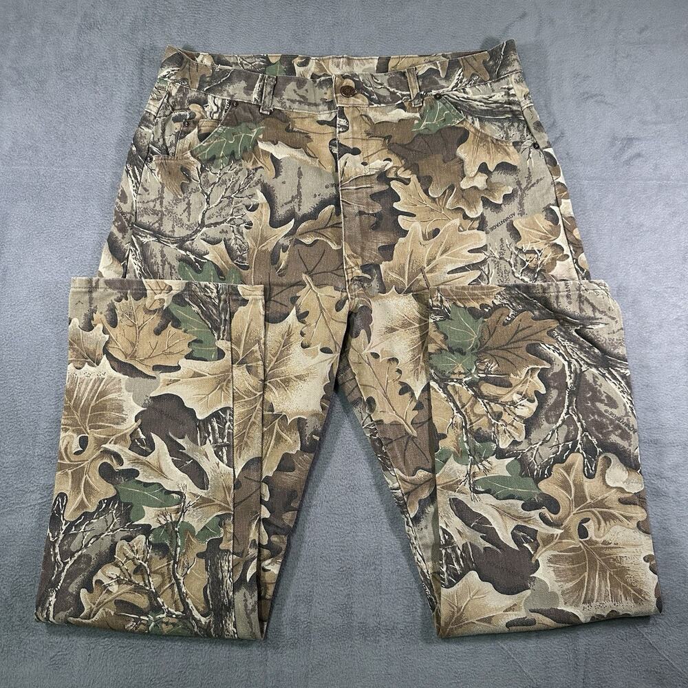 Duxbak Pants Camo Men’s 38x32 Cotton Straight Hunting Workwear Outdoor